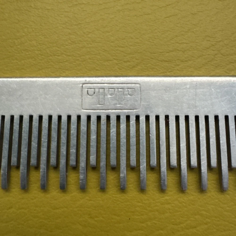 Vintage Metal Rat Tail Hair Styling Comb 8